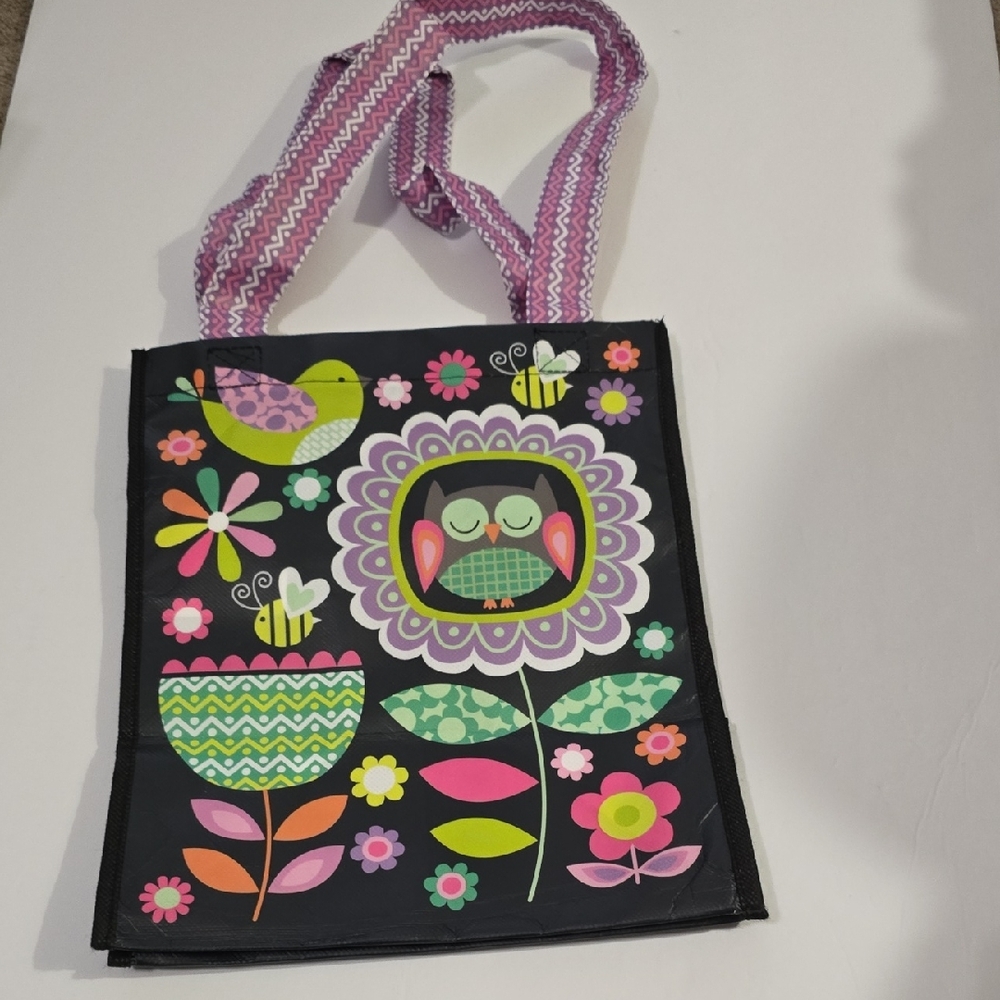 Jo-Ann Colorful Floral Reusable Tote Bag - 12 X 9 X 7 inches